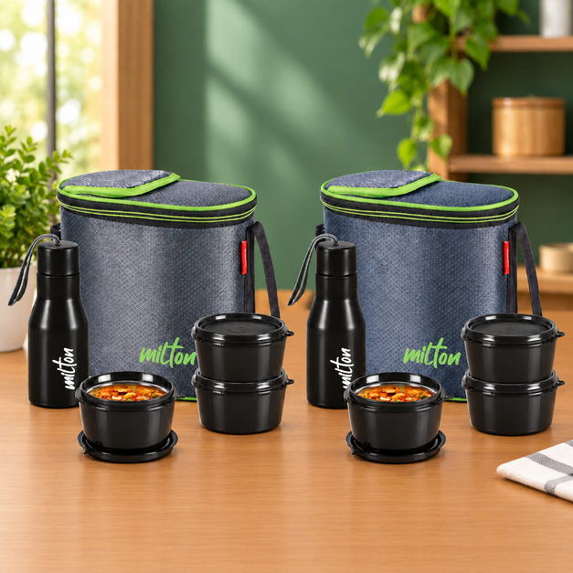 Milton Arista Lunch Box With Water Bottle Set